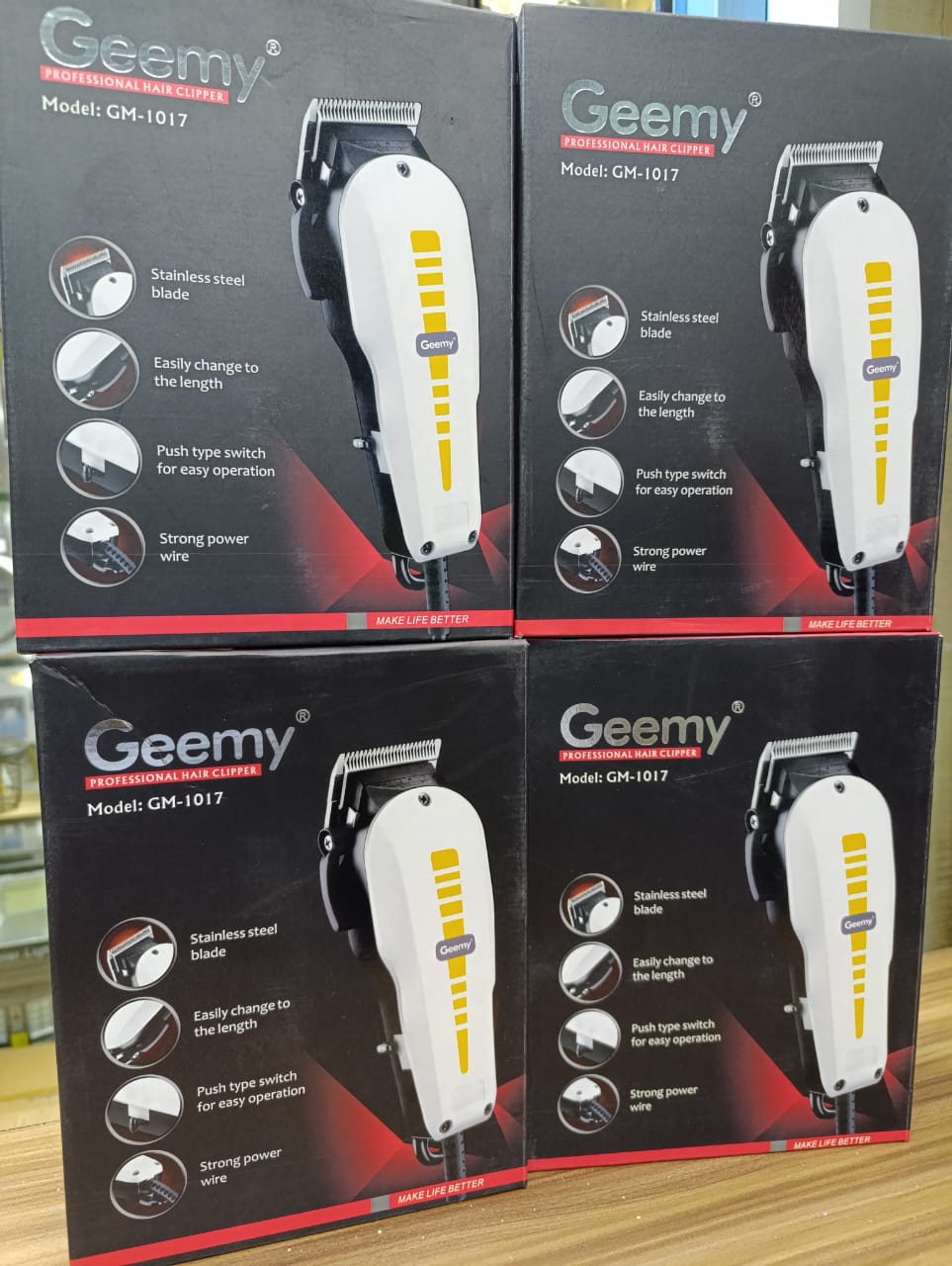 AMAZING OFFER !! Geemy Hair , GM-1017 Professional Hair Clipper Corded.among the best brands and its outstanding in grooming.This hair clipper has high durability.