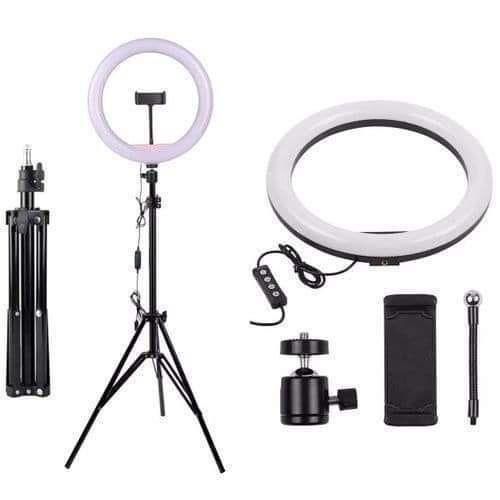 12INCH Selfie LED Ring Light With 2.1M Tripod Stand And Cell Phone Holder For Live Stream/Makeup 12" RINGLIGHT