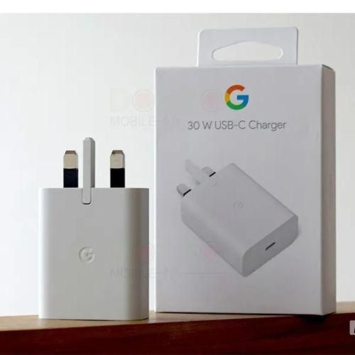 Google Pixel 7 Pro 30W original Fast charge USB-C Power Adapter- White