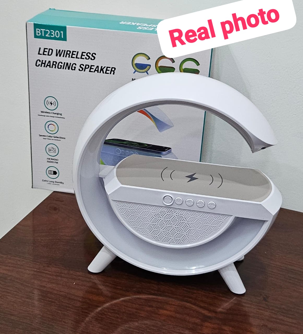 High quality LED Rechargeable wireless smart Bluetooth speaker