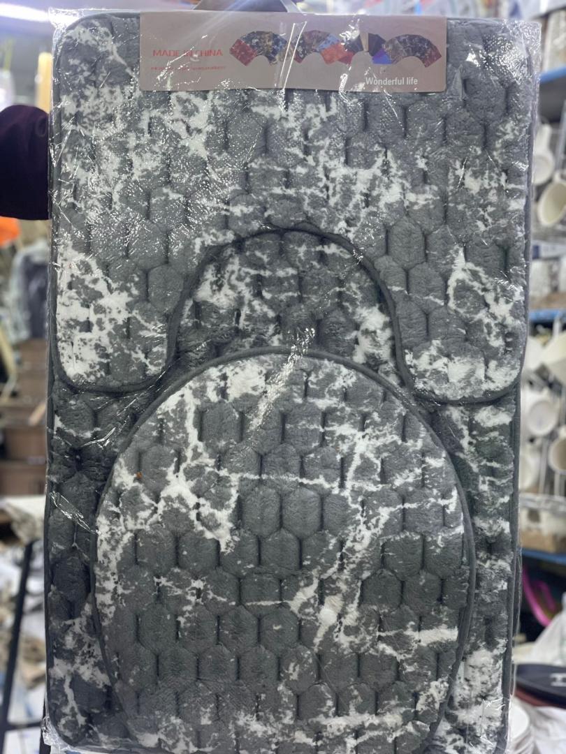 3 in 1 Toilet /Bathroom mats fluffy