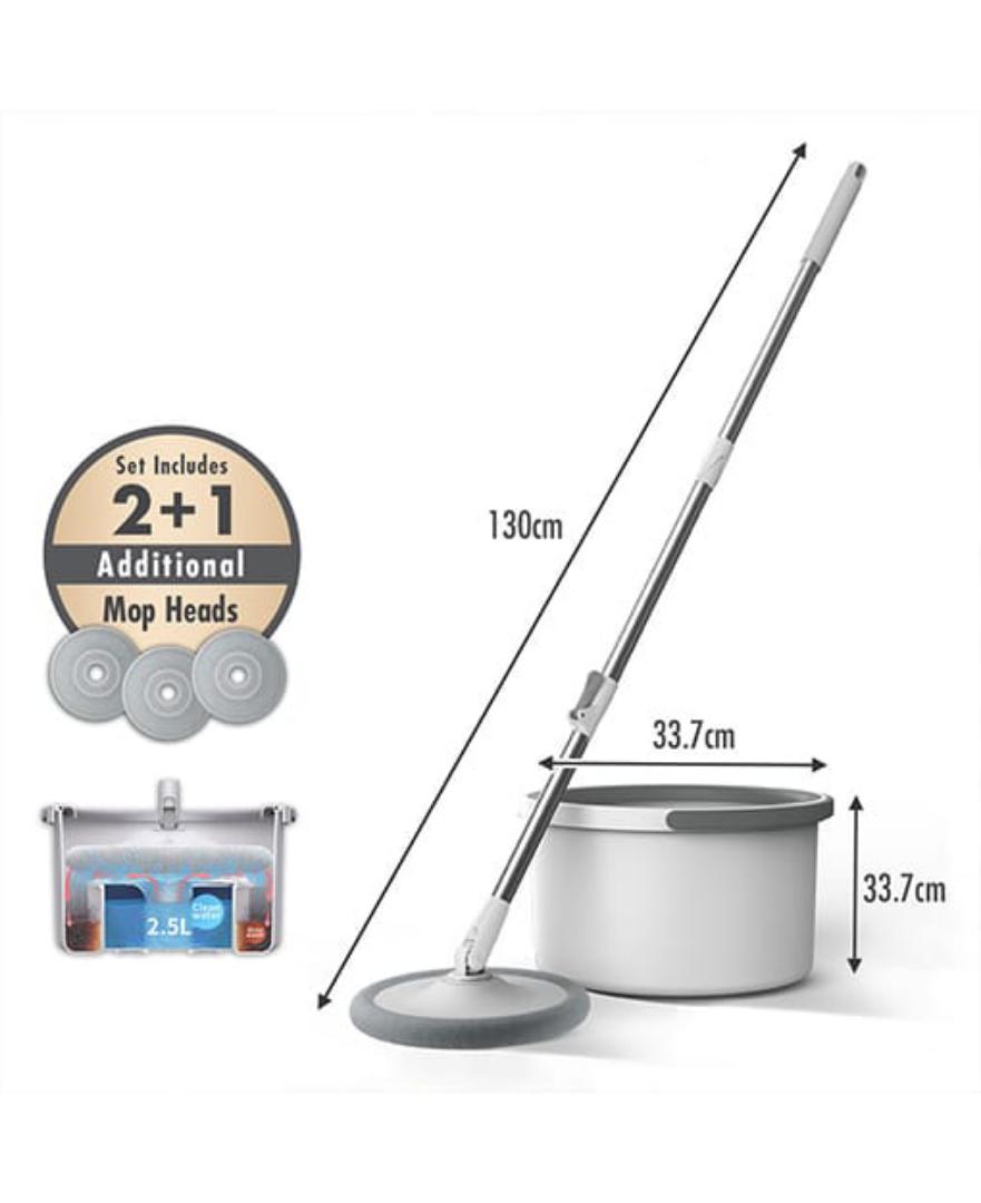 *360⁰ Micro fiber spin mop with water bucket