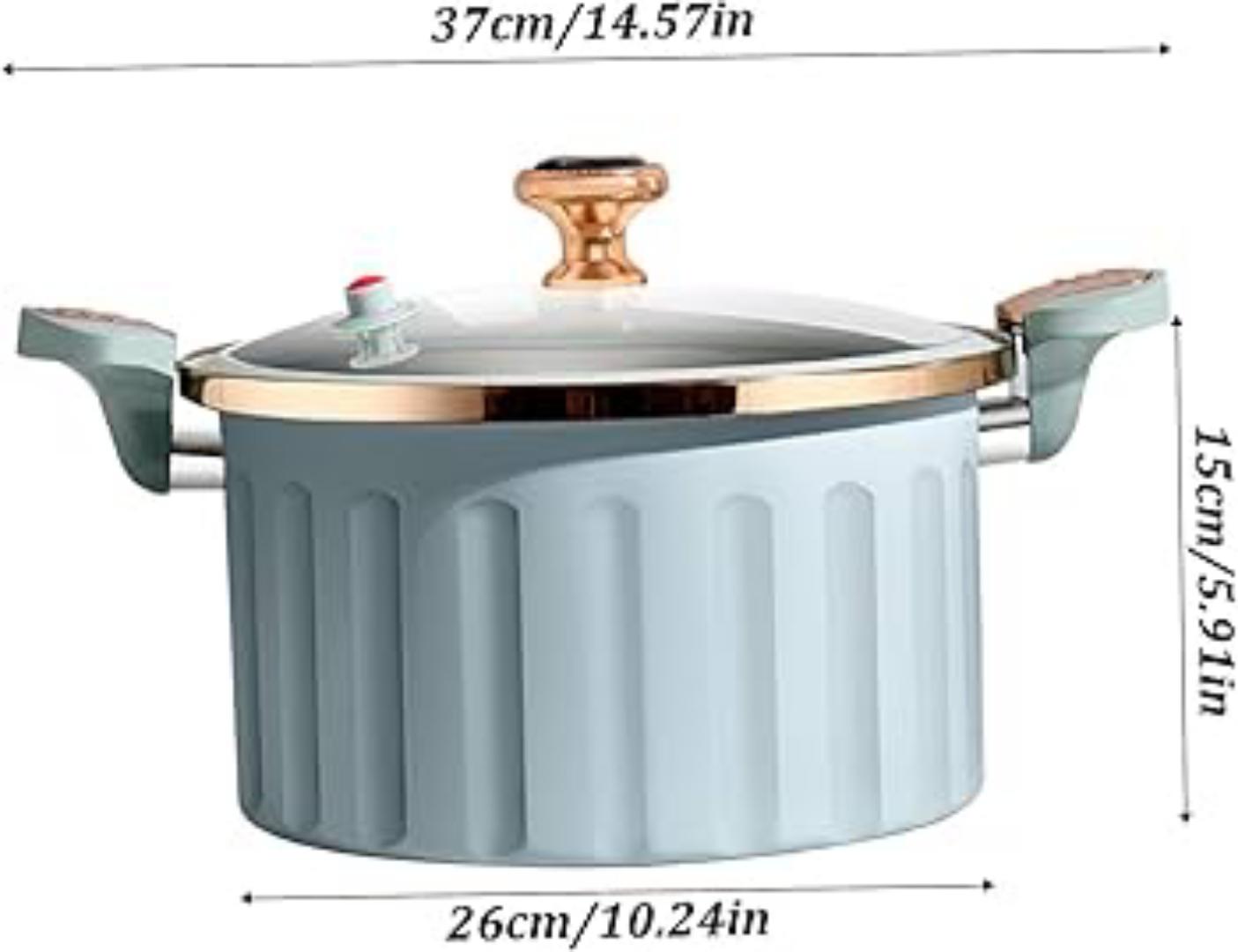 10L Nonstick mini pressure cooker sufuria now available in lilac blue colour