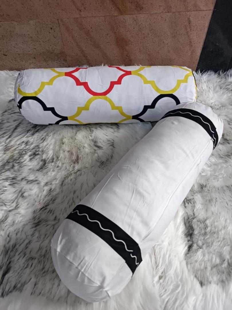 2 pcs Bolster sofa pillows (20x60cm)