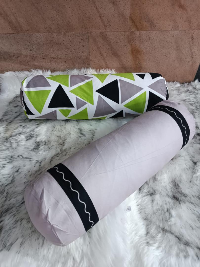 2 pcs Bolster sofa pillows (20x60cm)