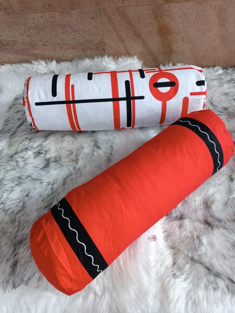 2 pcs Bolster sofa pillows (20x60cm)