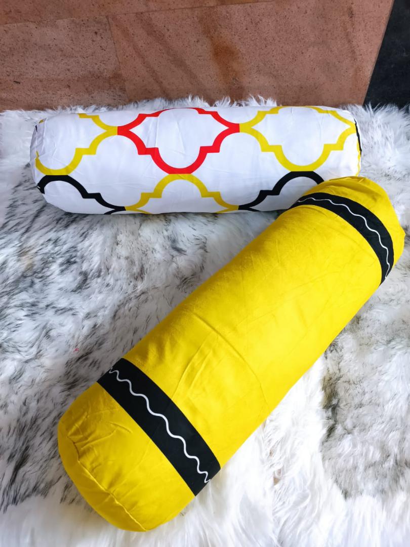 2 pcs Bolster sofa pillows (20x60cm)