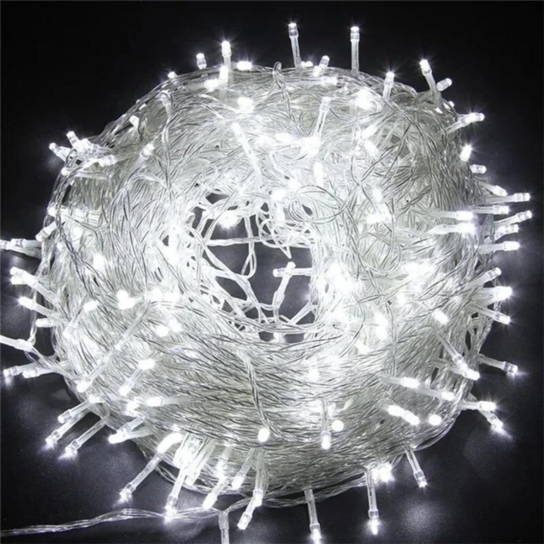 Christmas decoration lights (white or multi colour) 10 metres