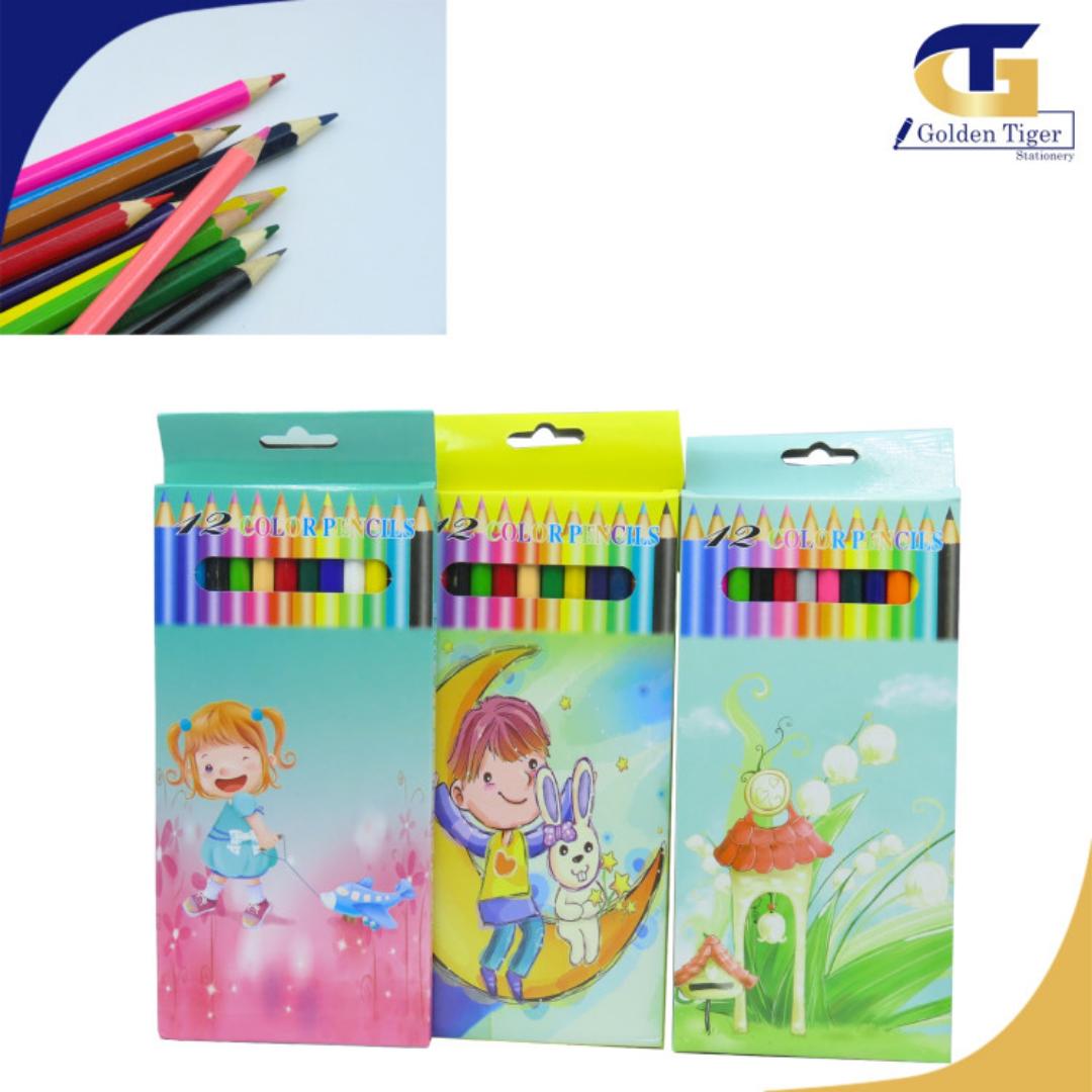 kids colouring pencils 12 colours