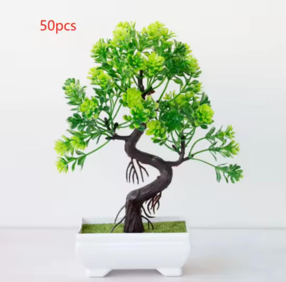 1 pc Japanese Bonsai artificial flower tree home decor
