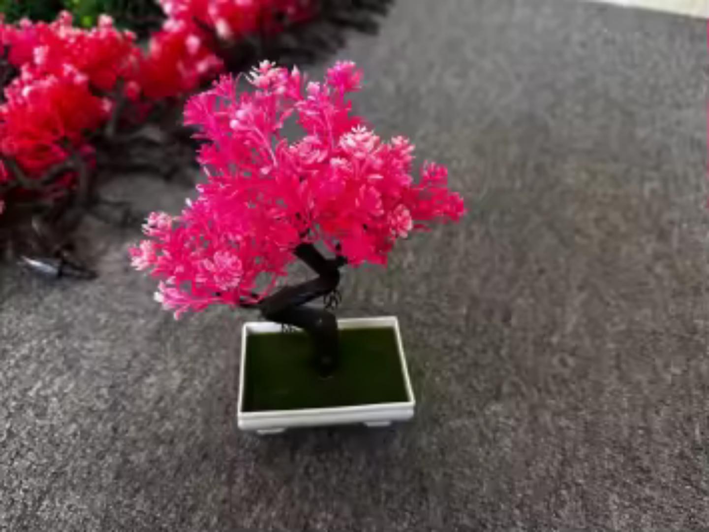 1 pc Japanese Bonsai artificial flower tree home decor