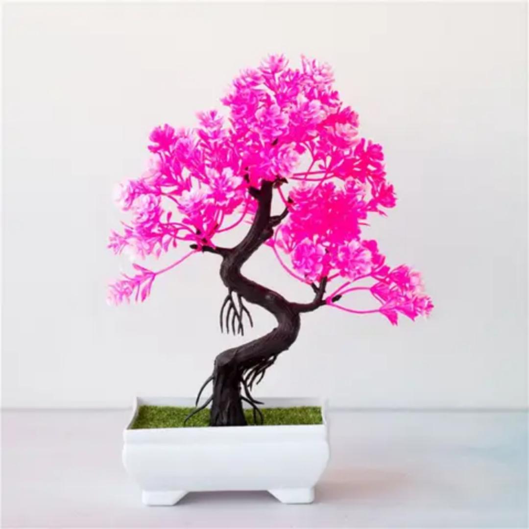 1 pc Japanese Bonsai artificial flower tree home decor