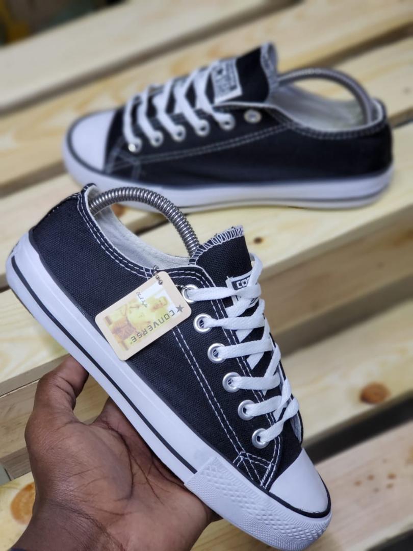 canvas shoes all star  black white sole rubber shoes