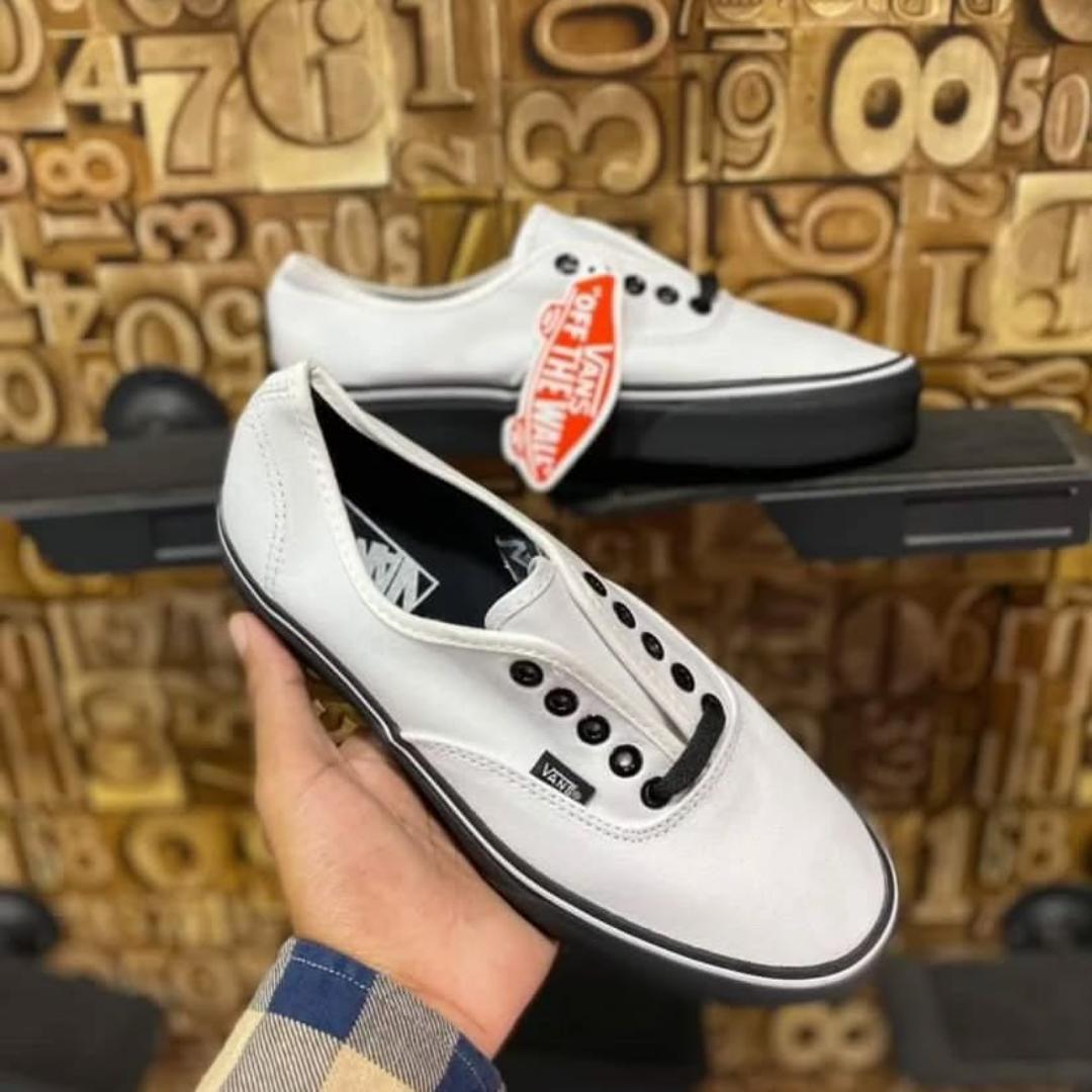 canvas white black sole rubber shoes