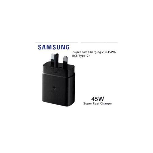 Samsung 45 Watts USB-C, Super Fast Charger Type C For S22 Ultra