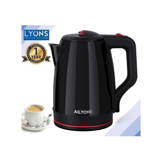 AILYONS 2.2 Litres Automatic Water Heater & Boiler Electric Kettle Plus Extension