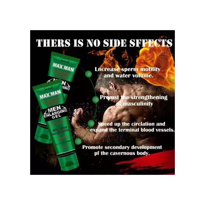 MAX MEN Penis Enlargement & Delay Gel Green