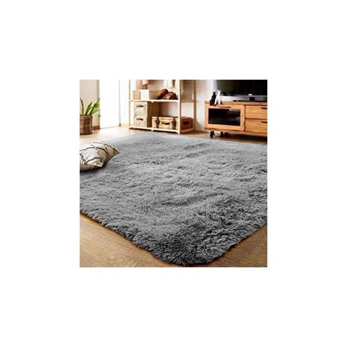 Soft Maroon Fluffy Carpets 5*8