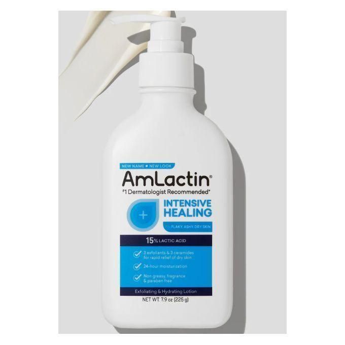 Amlactin INTENSIVE HEALING Moisturizing Body Lotion-Hydrates, Relieves Roughness With 15% Lactic Acid
