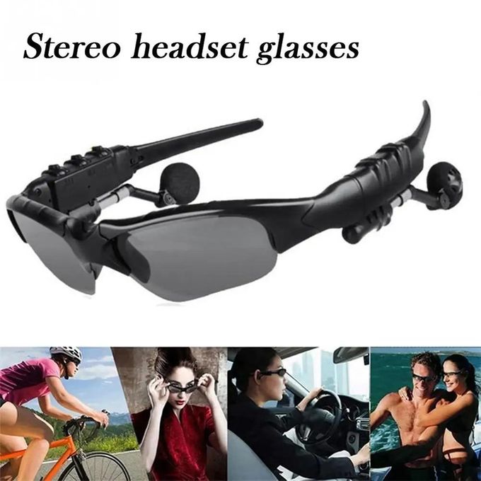 Wireless Bluetooth-compatible 5.0 Headset Telephone Sport Driving Cycling Sunglasses Riding Eyes Glasses With Sun Len