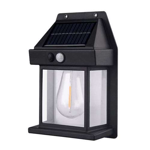 Solar Rechargeable Outdoor Interaction Wall Lamp Light