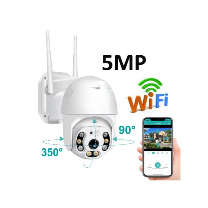 SMART 360 PTZ CCTV SECURITY WIFI IP WATERPROOF 5MP HD CAMERA