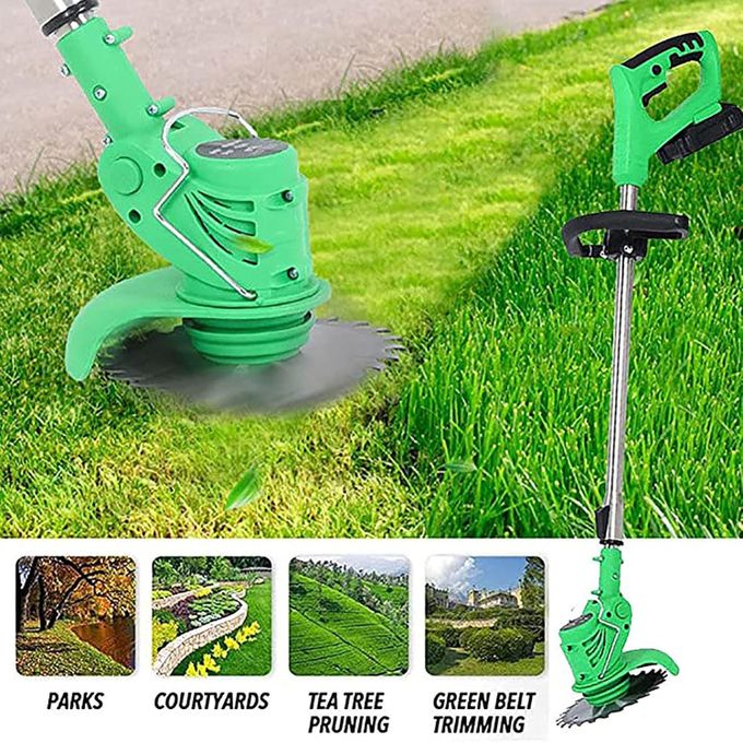 Cordless Electric Lawn Mower Foldable Adjustable Trimmer Efficient Garden Pruning Cutting Power Tools For Makita 18V Battery