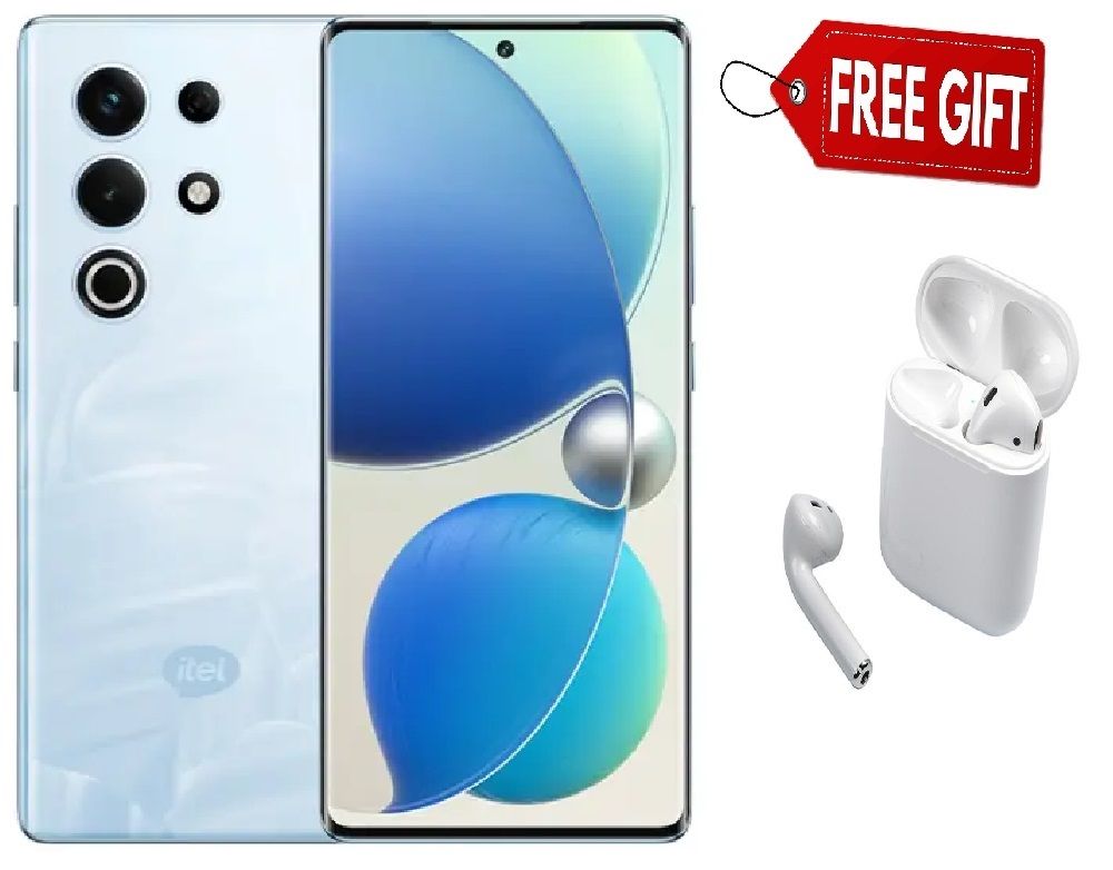 ON DISCOUNT !!!! BRAND NEW Itel S25 ULTRA,AMOLED CURVED SCREEN,UPTO 16GB RAM & 256GB ROM,DUAL  COMES WITH FREE  AIRPODS SIM,5000MAH,50MP,120HZ