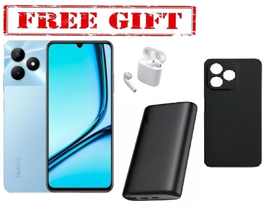 Realme NOTE 50 6.74 INCHES DISPLAY 4GB RAM+256 GB ROM DUAL SIM 5000 MAH+ With FREE GIFTS POWERBANK + AIRPODS + COVER
