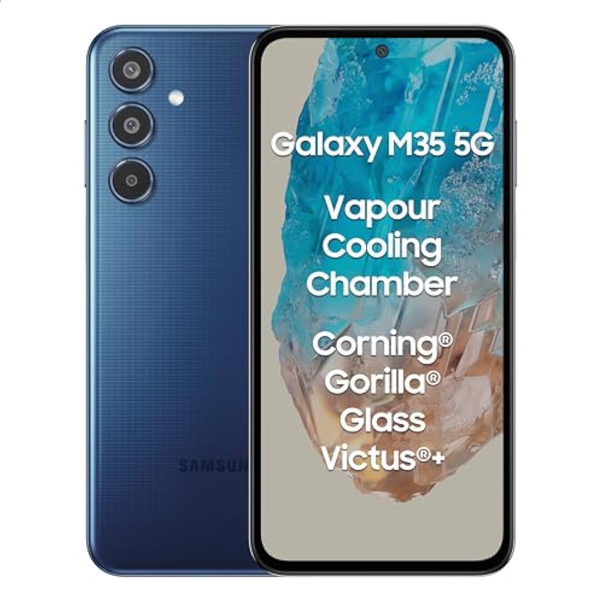 LIMITED DISCOUNT OFFER!!! BRAND NEW! Samsung Galaxy M35 6GB ROM 128GB RAM BATTERY 6000mAh CameraQuad: 64+8+12+5 MP