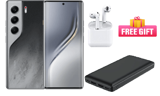 FREE POWERBANK & AIRPODS Tecno CAMON 40 6.78 INCHES 8GB RAM +128GB ROM 5200 MAH BATTERY DUAL SIM