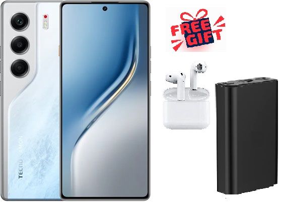 FLASH SALE!! FREE GIFTS!!  TECNO CAMON 40 PRO 6.78 INCHES 8GB RAM +256GB ROM 5200 MAH BATTERY DUAL SIM  POWERBANK & AIRPODS
