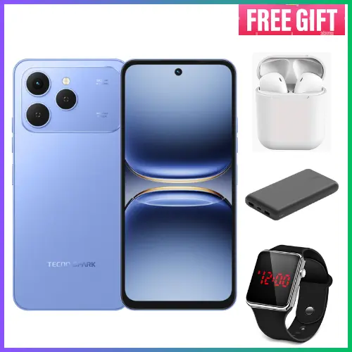 LIMITED OFFERS🔥🔥🔥BRAND NEW TECNO SPARK 40 128GB/256GB + UpTo 8GB/16GB EXTENDED 6.67'' Camera 50MP Main Camera 45W Super Charging 5200mAh smartphone.+ ALL THE FREEBIES DISPLAYED