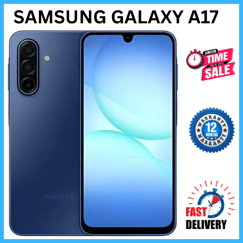NEW ARRIVALS🔥🔥🔥 BRAND NEW SAMSUNG GALAXY A17 4G 6.7'' 128GB/256GB ROM + 4GB/8GB RAM 5000 mAh 50 MP+ 13 MP camera Android 15Fingerprint (side-mounted) smartphones