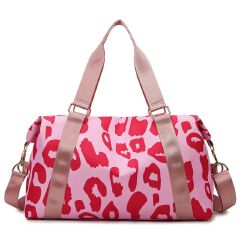 Fashion Travel Bag Short Trip Duffel Bag Large Capacity Cow Print Travel Boarding Bag Light Simple Accommodation Bag Fitness Bag Network Quality First Price Lowest