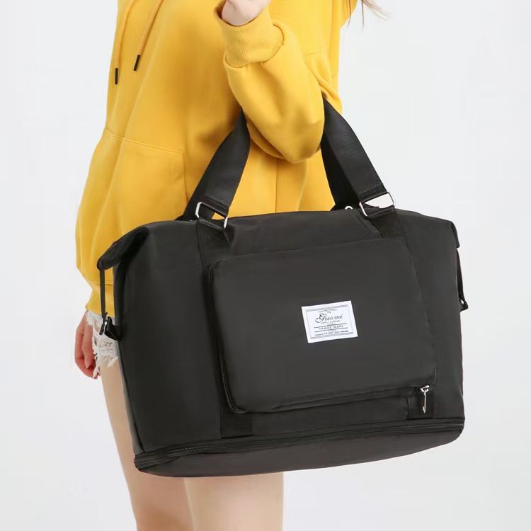 Sports Backpack Large Capacity Short-haul Travel Bag Extensible Folding Bag Travel Luggage Bag Female Fitness Package The First Quality Of The Network The Lowest Price