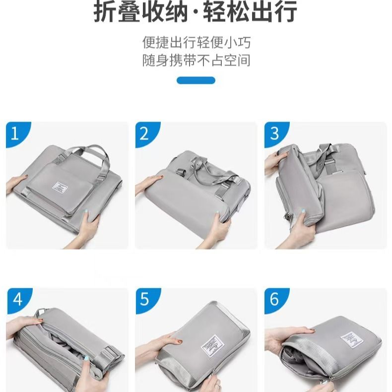 Sports Backpack Large Capacity Short-haul Travel Bag Extensible Folding Bag Travel Luggage Bag Female Fitness Package The First Quality Of The Network The Lowest Price