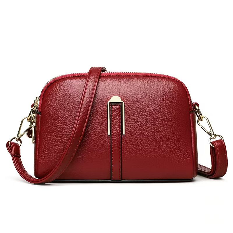 Ladies' Real Cow Leather Small Bag Women's 2024 Fashionable and Versatile Trend Crossbody Purse Lady' Casual Shoulder Phone Bag The Whole Network Quality First Price Lowest
