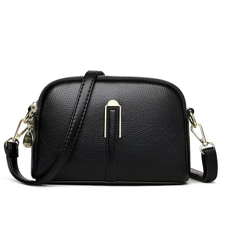 Ladies' Real Cow Leather Small Bag Women's 2024 Fashionable and Versatile Trend Crossbody Purse Lady' Casual Shoulder Phone Bag The Whole Network Quality First Price Lowest