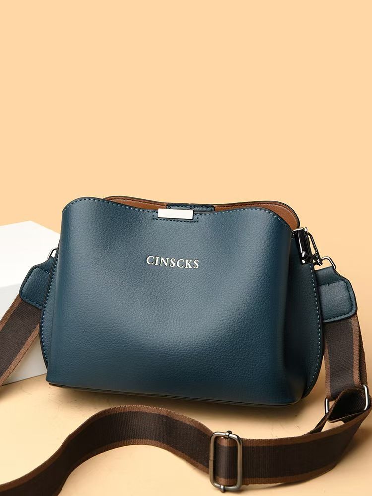 Light Luxury Crossbody Bag Ladies 2024 New Fashion Atmosphere Single Shoulder Bag Soft Leather Large Capacity Senior Casual Women's Bag Whole Network Quality First Service First Price Lowest