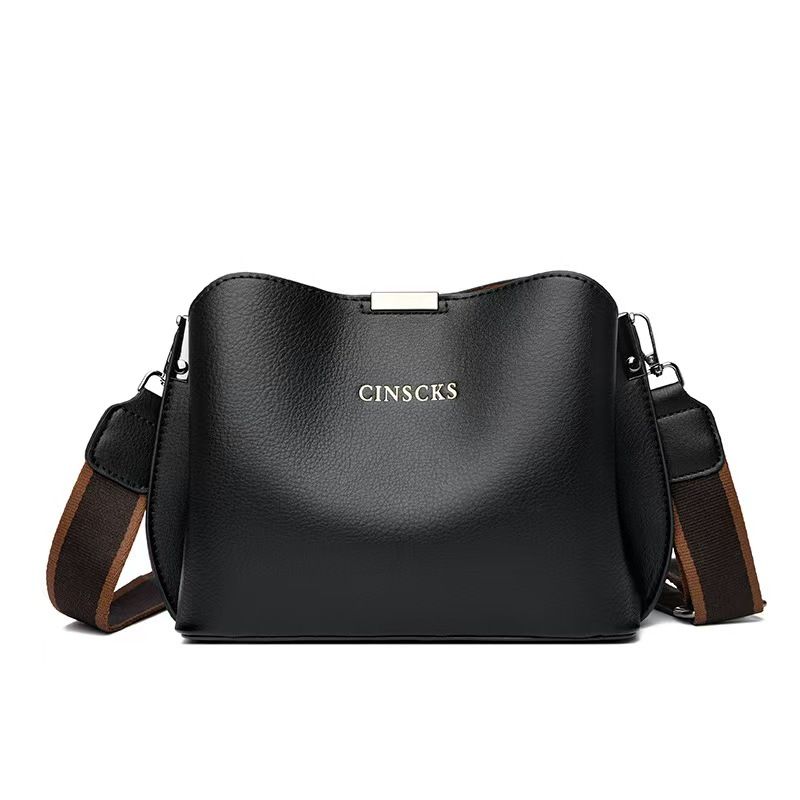 Light Luxury Crossbody Bag Ladies 2024 New Fashion Atmosphere Single Shoulder Bag Soft Leather Large Capacity Senior Casual Women's Bag Whole Network Quality First Service First Price Lowest