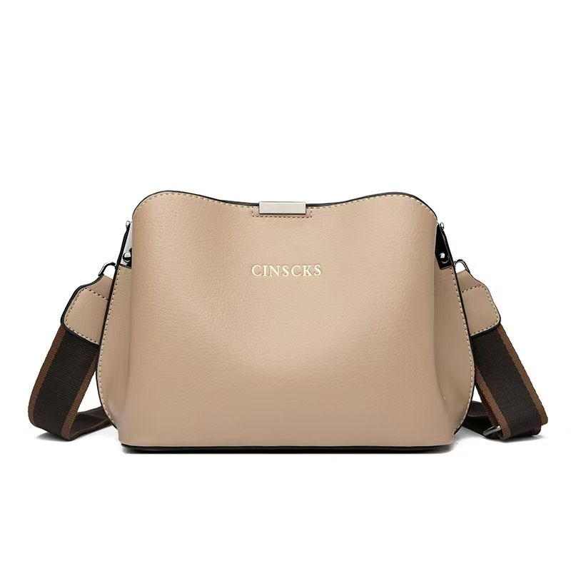 Light Luxury Crossbody Bag Ladies 2024 New Fashion Atmosphere Single Shoulder Bag Soft Leather Large Capacity Senior Casual Women's Bag Whole Network Quality First Service First Price Lowest