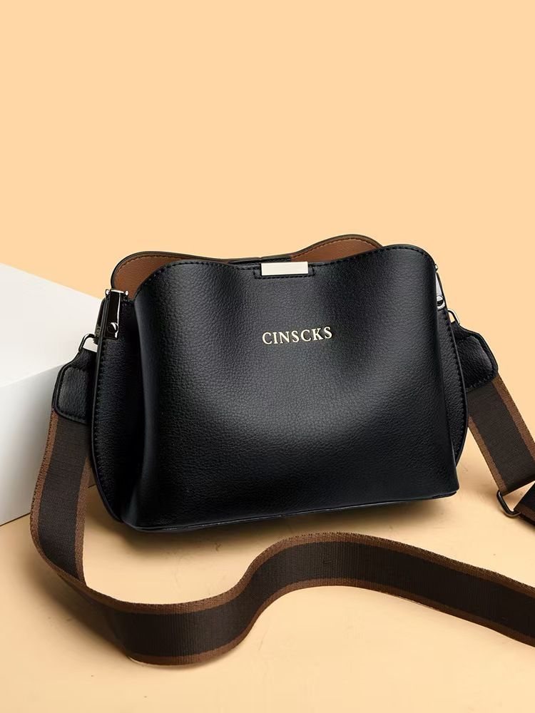 Light Luxury Crossbody Bag Ladies 2024 New Fashion Atmosphere Single Shoulder Bag Soft Leather Large Capacity Senior Casual Women's Bag Whole Network Quality First Service First Price Lowest