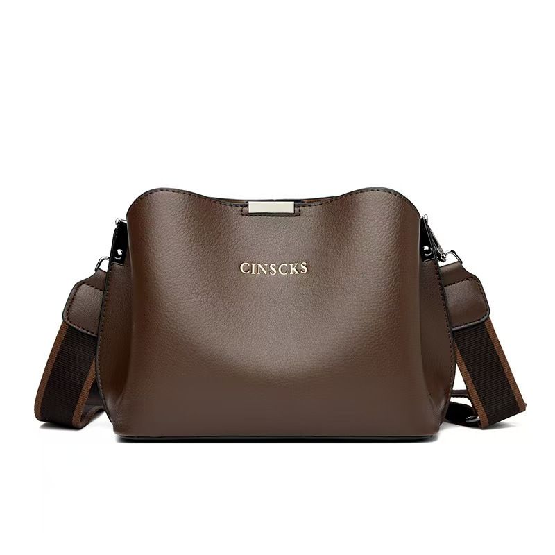 Light Luxury Crossbody Bag Ladies 2024 New Fashion Atmosphere Single Shoulder Bag Soft Leather Large Capacity Senior Casual Women's Bag Whole Network Quality First Service First Price Lowest