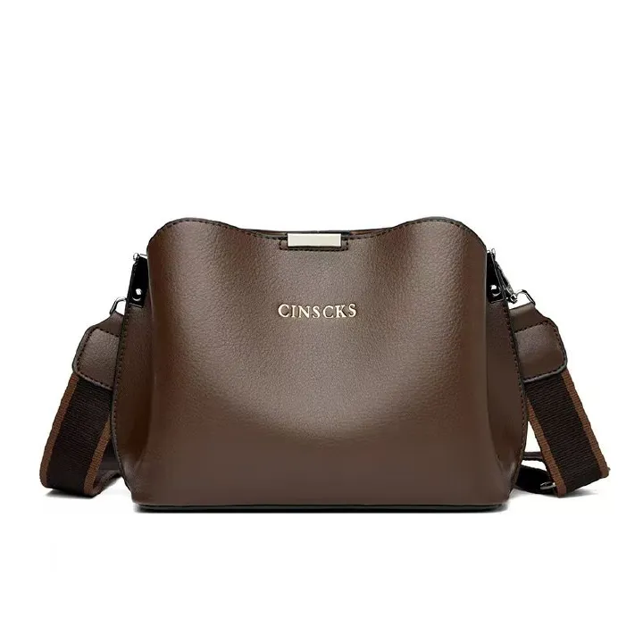 Light Luxury Crossbody Bag Ladies 2024 New Fashion Atmosphere Single Shoulder Bag Soft Leather Large Capacity Senior Casual Women's Bag Whole Network Quality First Service First Price Lowest