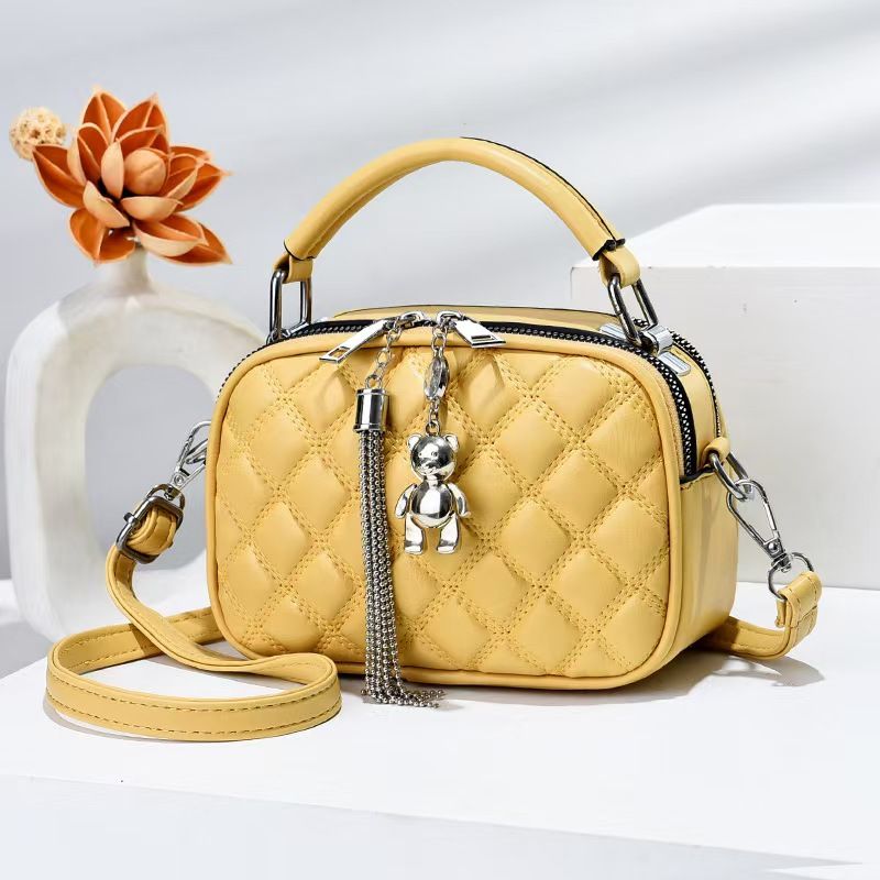Autumn And Winter Small Bag Women's Bag 2024 New Fashion All The Fashion Korean Version Of Soft Leather Bucket Bag Women's Single Shoulder Crossbody Bag Quality First