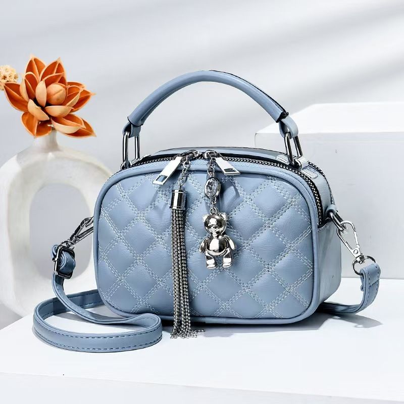 Autumn And Winter Small Bag Women's Bag 2024 New Fashion All The Fashion Korean Version Of Soft Leather Bucket Bag Women's Single Shoulder Crossbody Bag Quality First