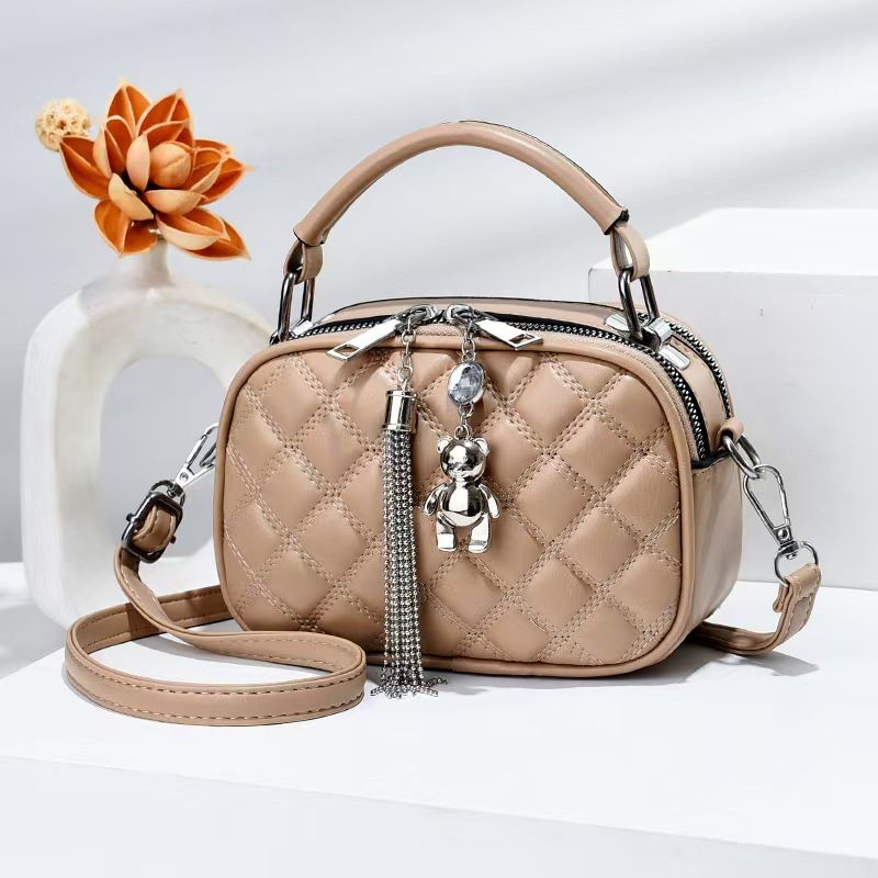 Autumn And Winter Small Bag Women's Bag 2024 New Fashion All The Fashion Korean Version Of Soft Leather Bucket Bag Women's Single Shoulder Crossbody Bag Quality First