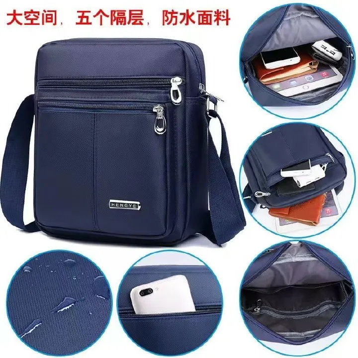 2024 Brand New Men Crossbody Bags Male Nylon Shoulder Bags Boy Messenger Bags Man Handbags for Travel Casual Large Satchel The Whole Network Quality First Service First Price Lowest