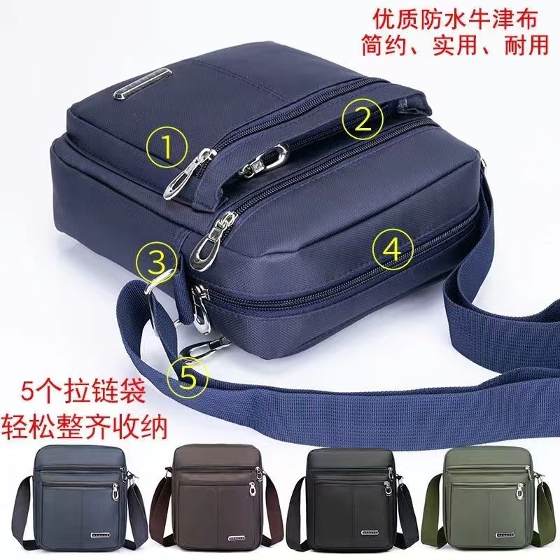 2024 Brand New Men Crossbody Bags Male Nylon Shoulder Bags Boy Messenger Bags Man Handbags for Travel Casual Large Satchel The Whole Network Quality First Service First Price Lowest